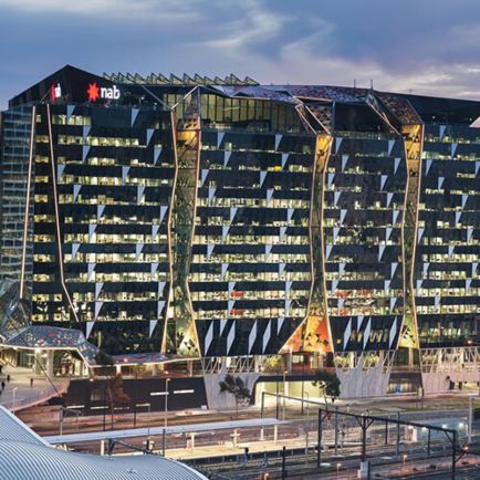 NATIONAL AUSTRALIA BANK, 700 BOURKE STREET, DOCKLANDS